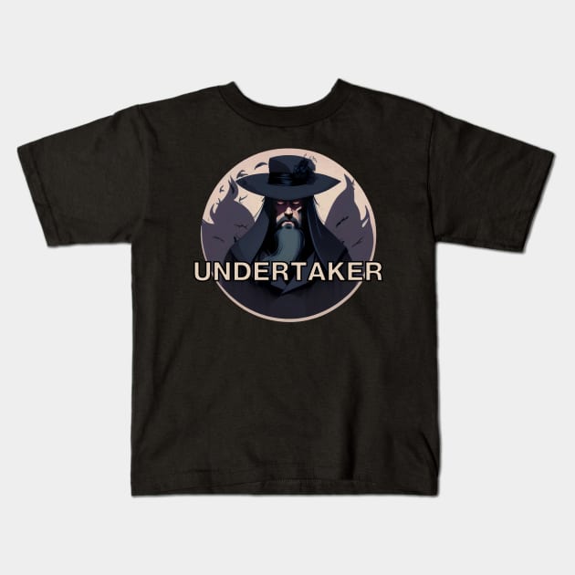 Undertaker Kids T-Shirt by omardakhane